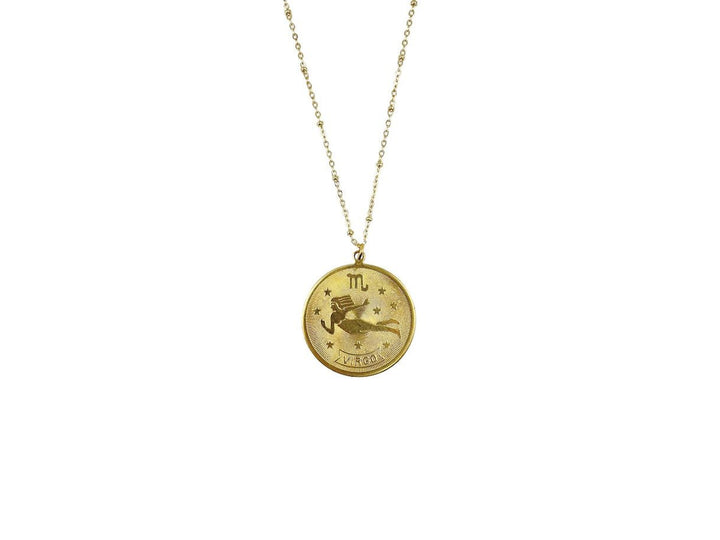 Virgo Medallion Necklace