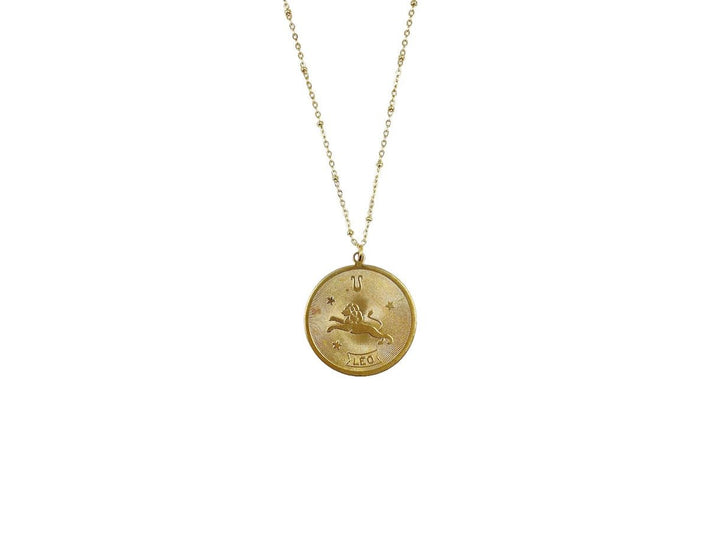 Leo Medallion Necklace