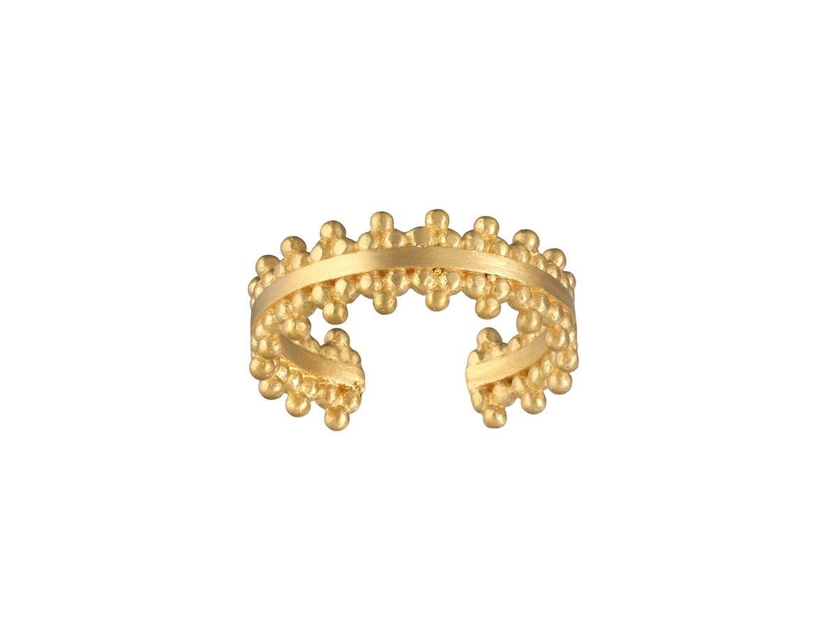 Gold Ornate Ear Cuff