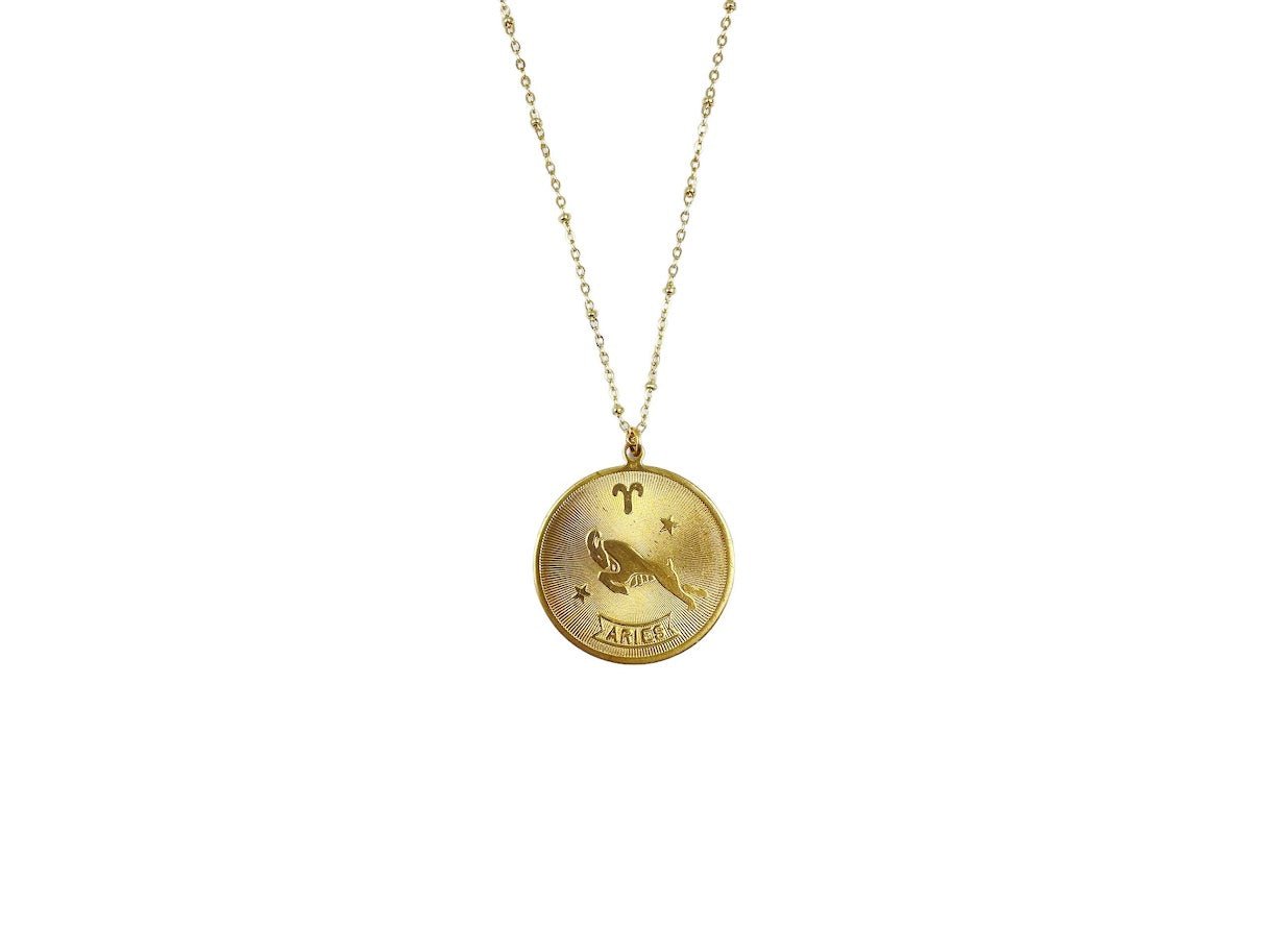 Aries Medallion Necklace