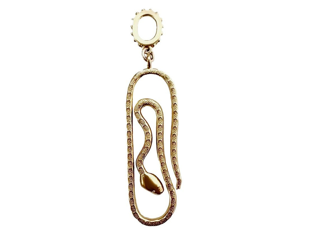 Snake Paperclip Charm