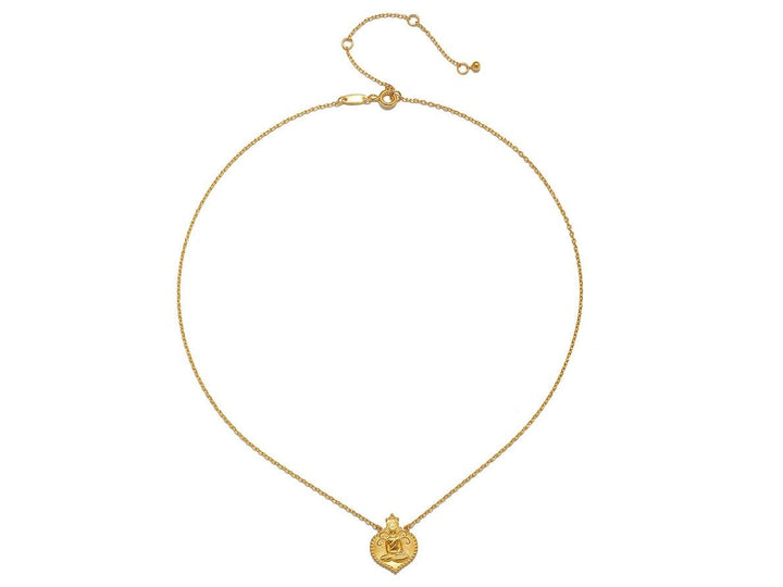Gold Peaceful Buddha Necklace