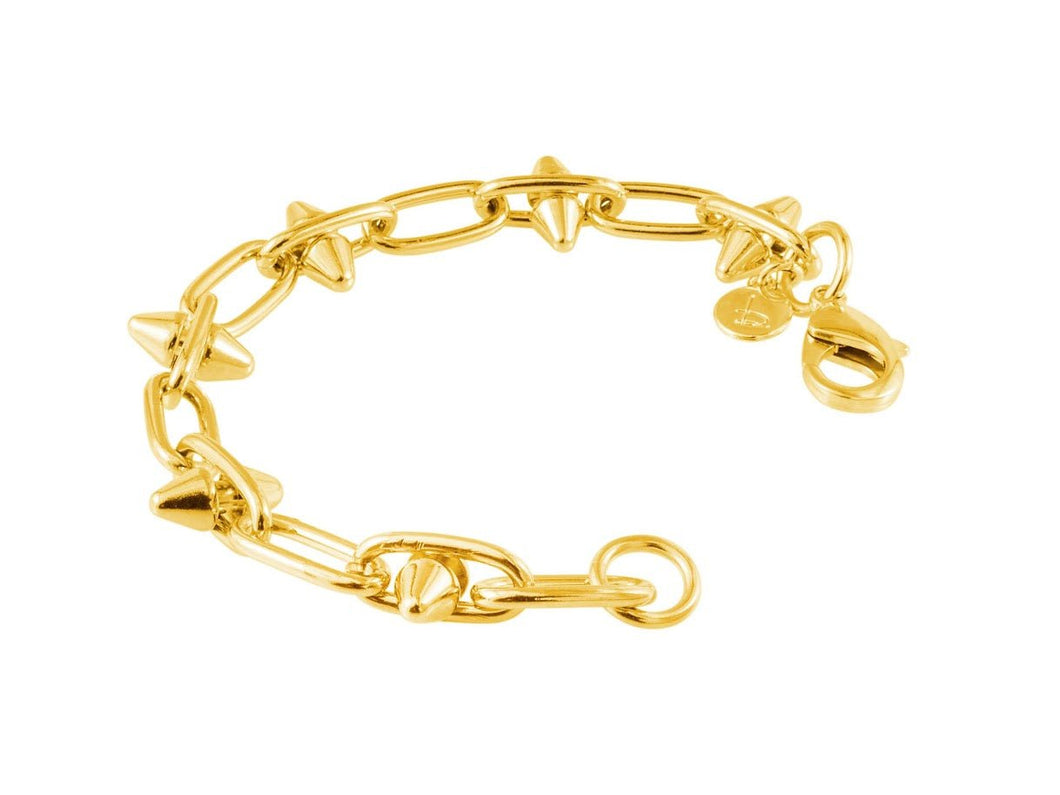 Gold Chunky Spike Bracelet