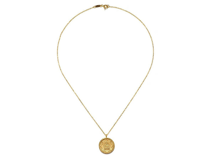 Gold Buddha Charm Necklace