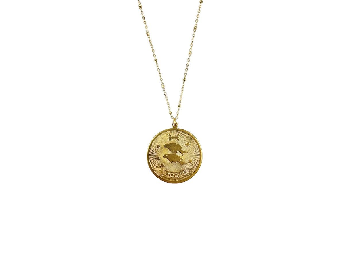 Pisces Medallion Necklace