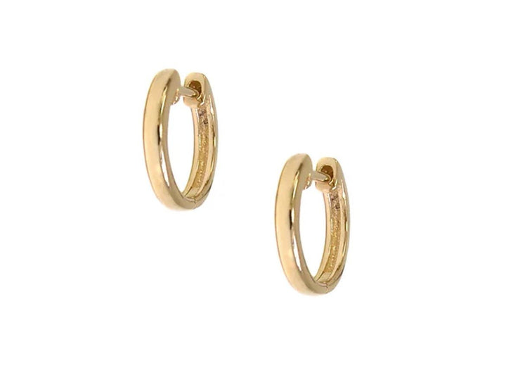 14k Classic Huggie Hoop Earrings