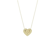 Load image into Gallery viewer, Puffy CZ Heart Necklace
