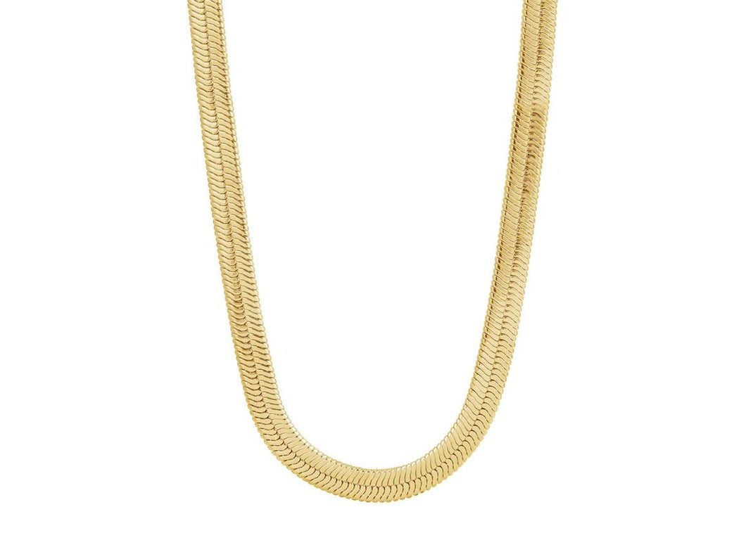 Gold Heavy Herringbone Chain