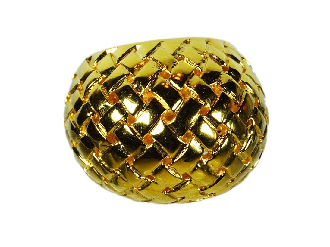Basketweave Bombe Ring