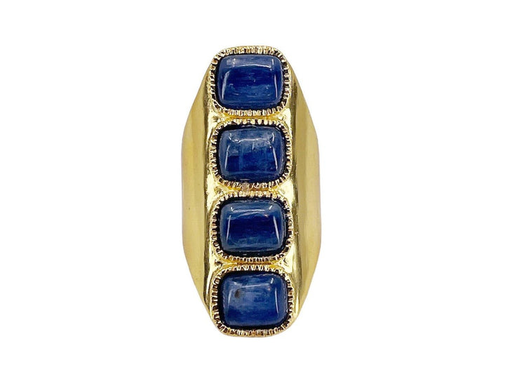 Kyanite Panel Ring