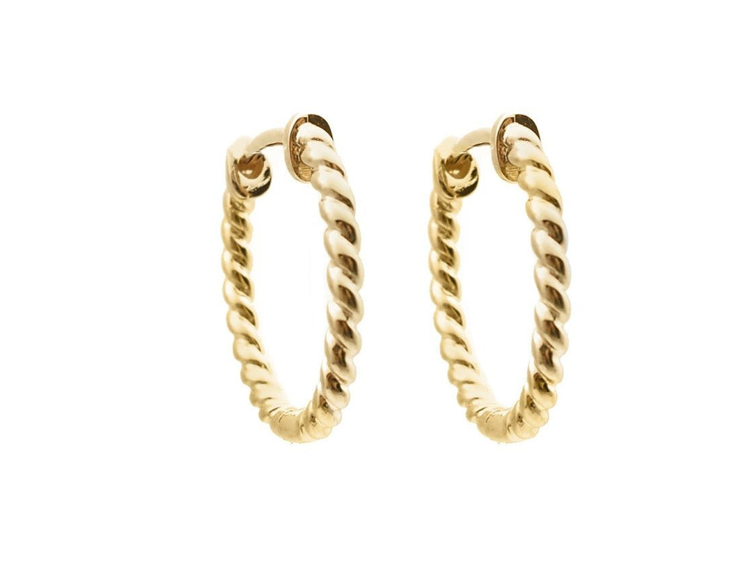 Twisted Hoop Earrings