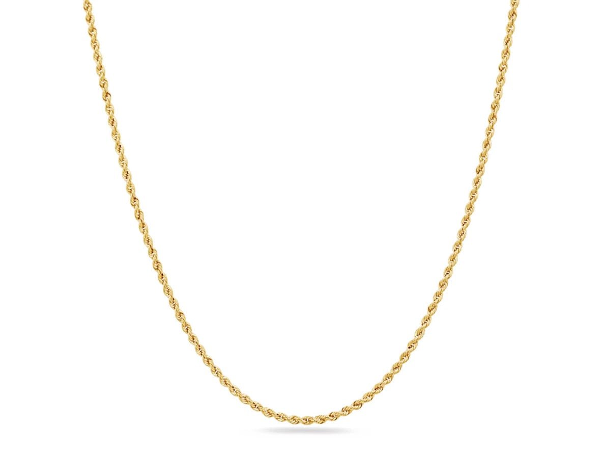 Gold Slim Rope Chain
