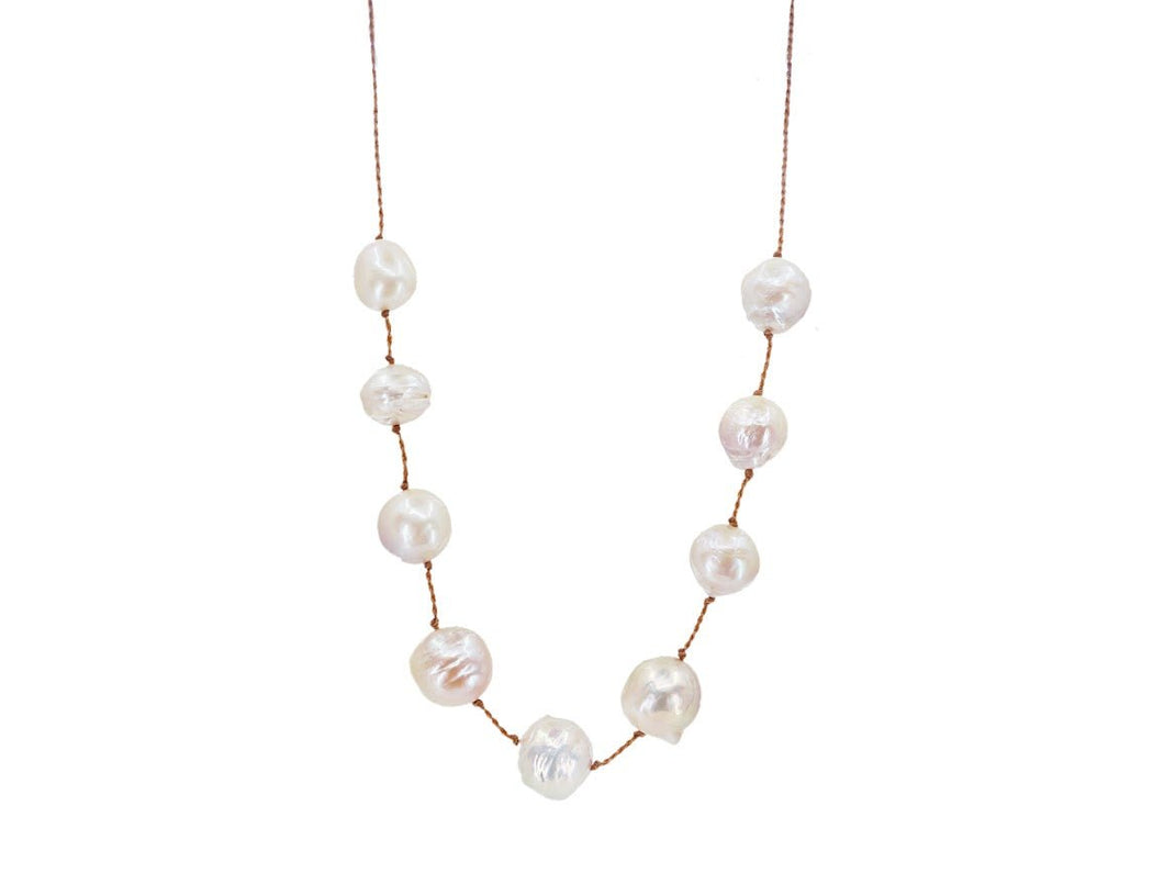 Baroque Pearl Necklace with Tassel