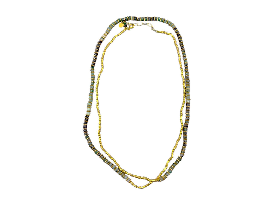 Malachite Beaded Necklace