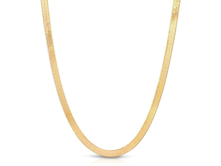 Gold Herringbone Chain