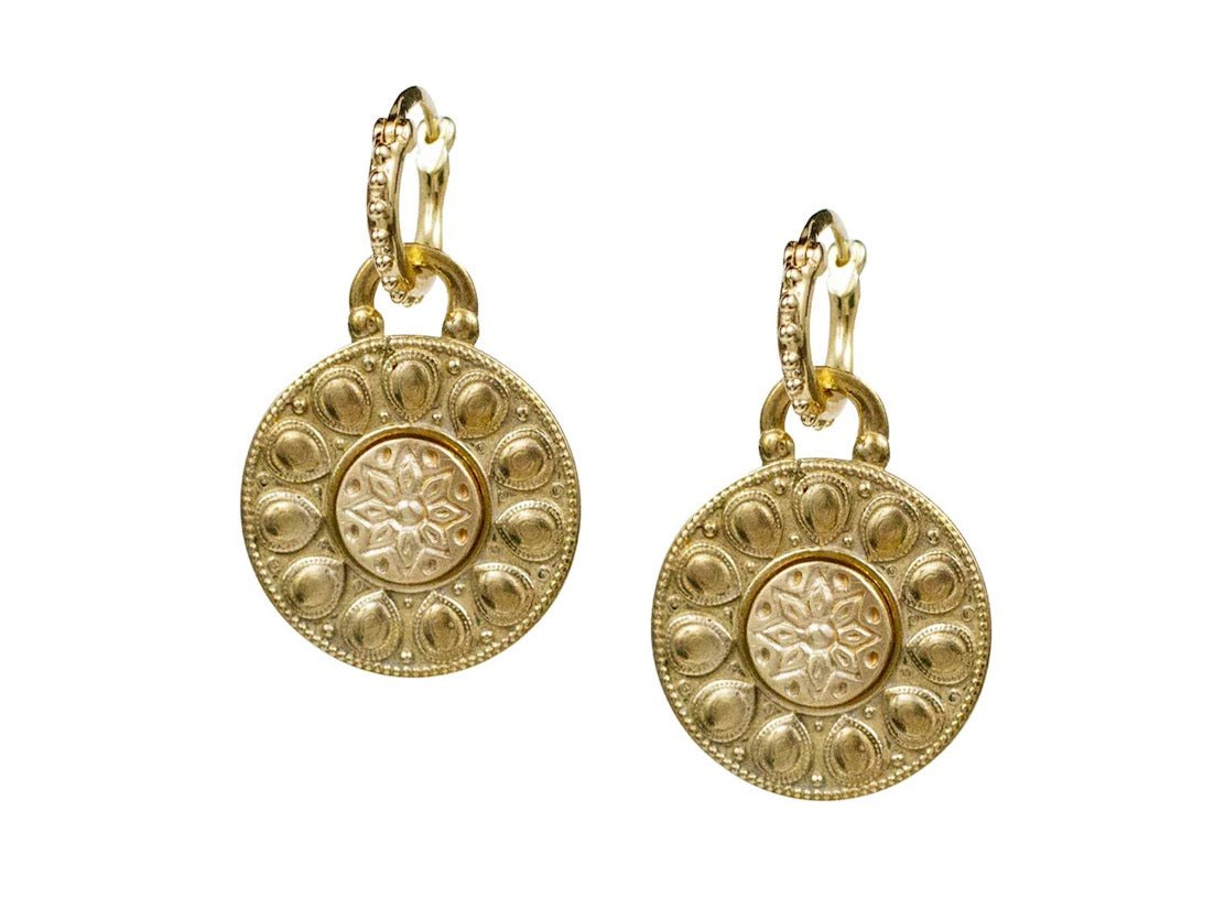 Yellow Bronze Satya Drop Earrings