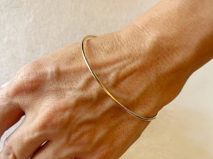 Gold Classic Bangle