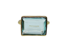 Load image into Gallery viewer, Blue Glass Cocktail Ring
