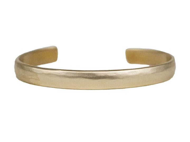 Hammered Yellow Bronze Cuff