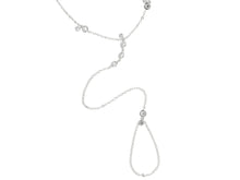 Load image into Gallery viewer, Silver Delicate Cable Link Hand Chain
