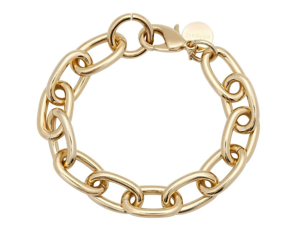 Rounded Link Chain Bracelet