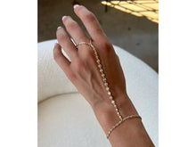 Load image into Gallery viewer, Gold Gradient CZ Hand Chain
