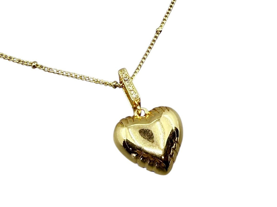 Two-Sided Balloon Heart Necklace