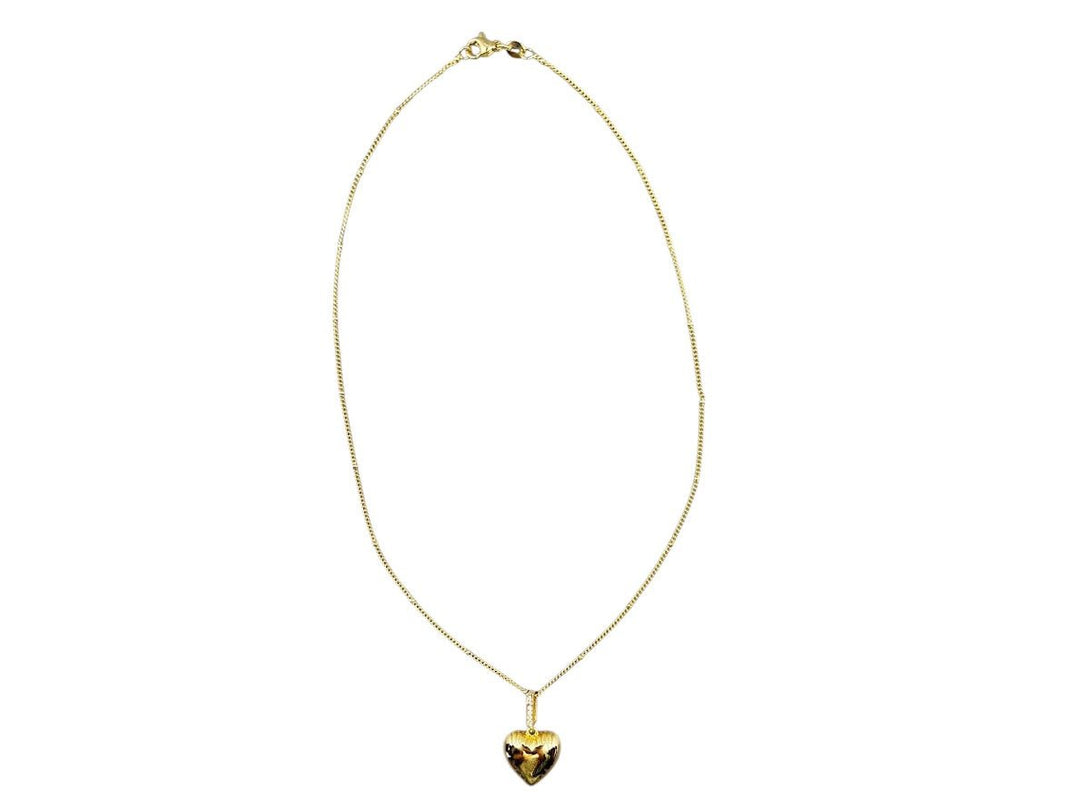 Two-Sided Balloon Heart Necklace
