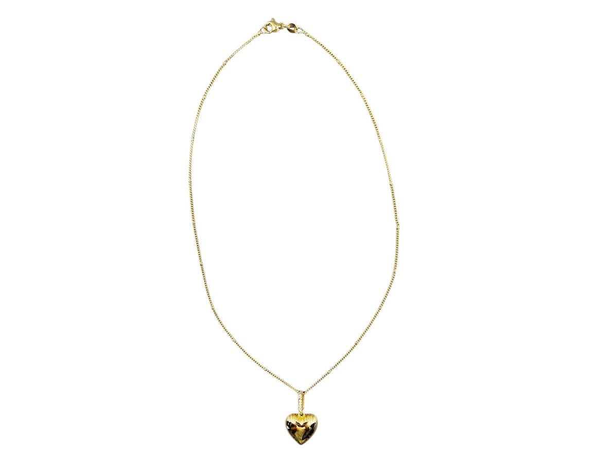 Two-Sided Balloon Heart Necklace