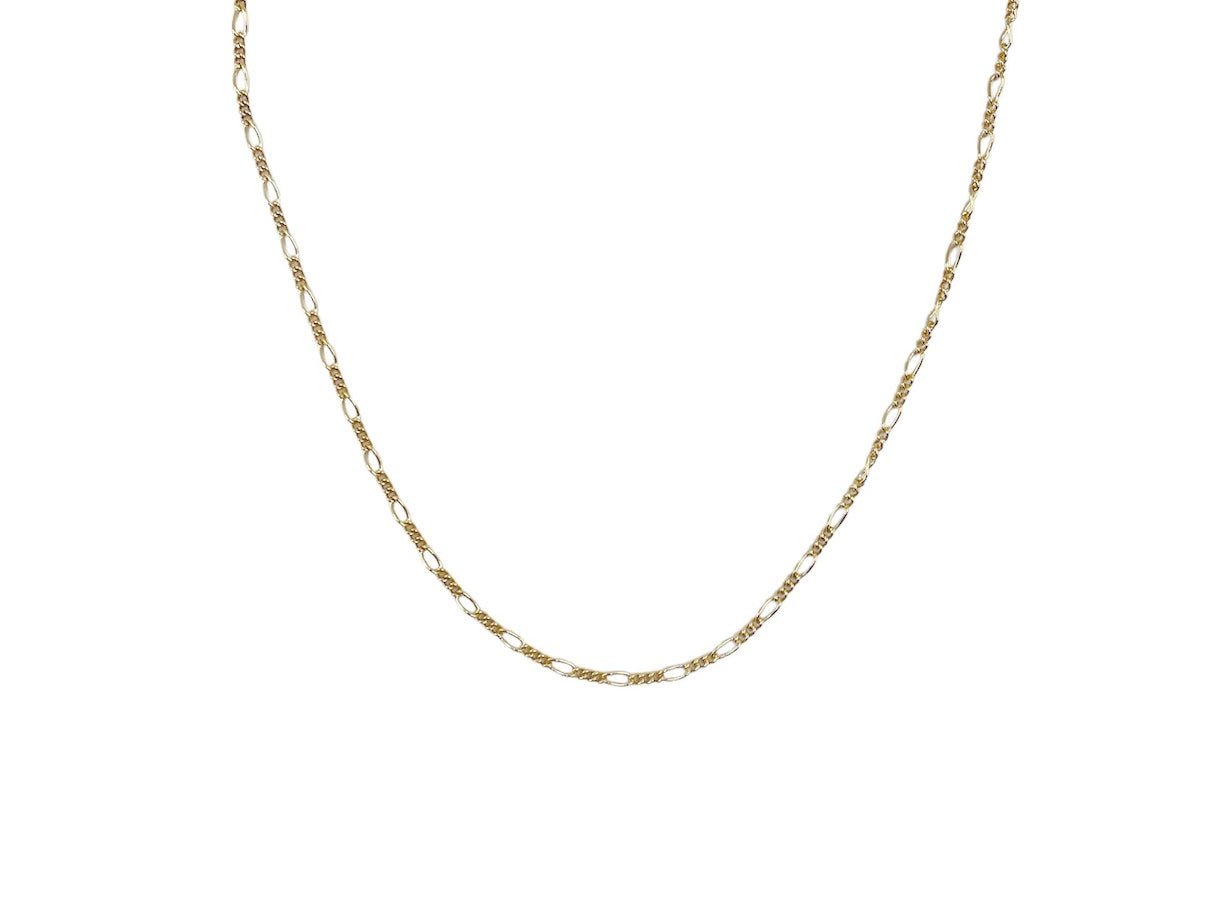 Gold Figaro Link Chain