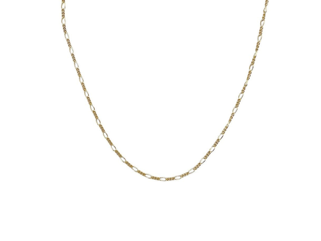 Gold Figaro Link Chain
