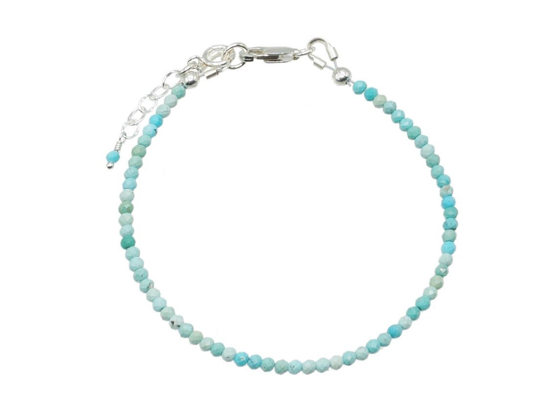 Faceted Turquoise Bracelet