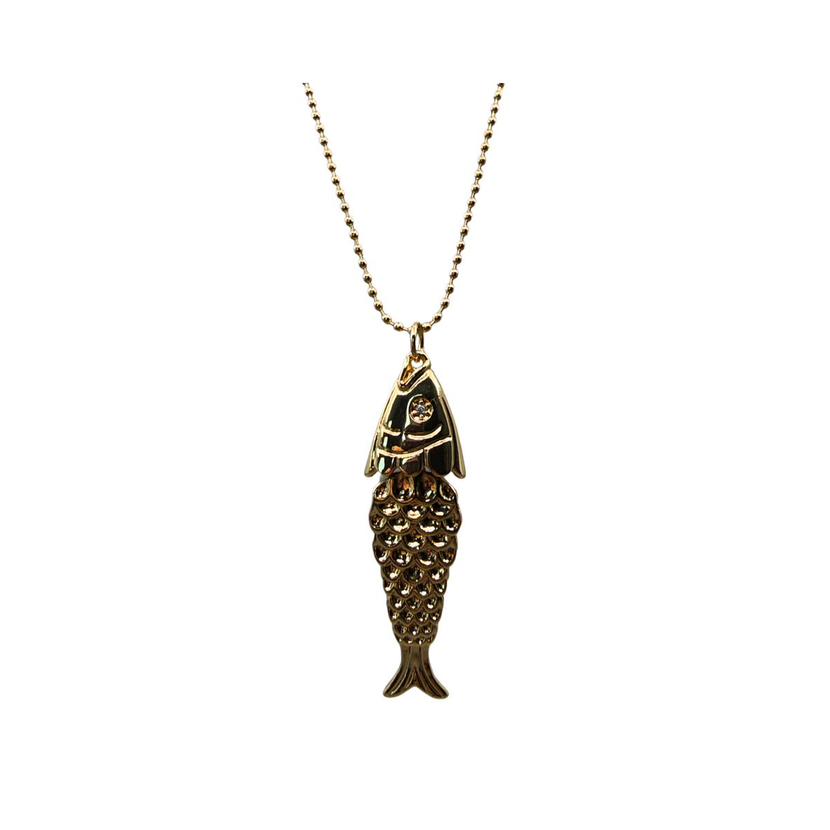 Lucky Fish Charm Necklace