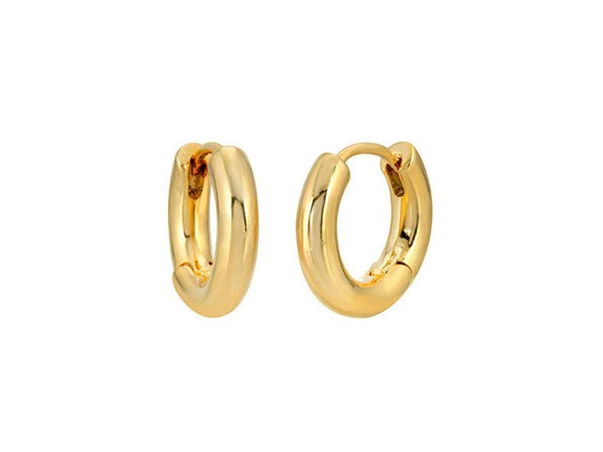 Gold Huggie Hoops