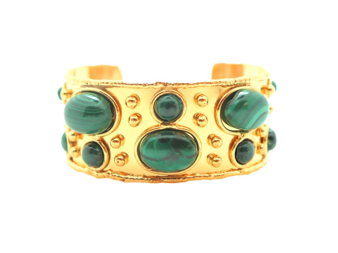 Malachite Byzantine Cuff