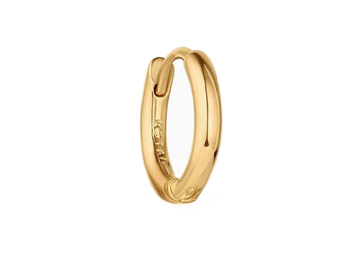 Gold Huggie Hoop Earring