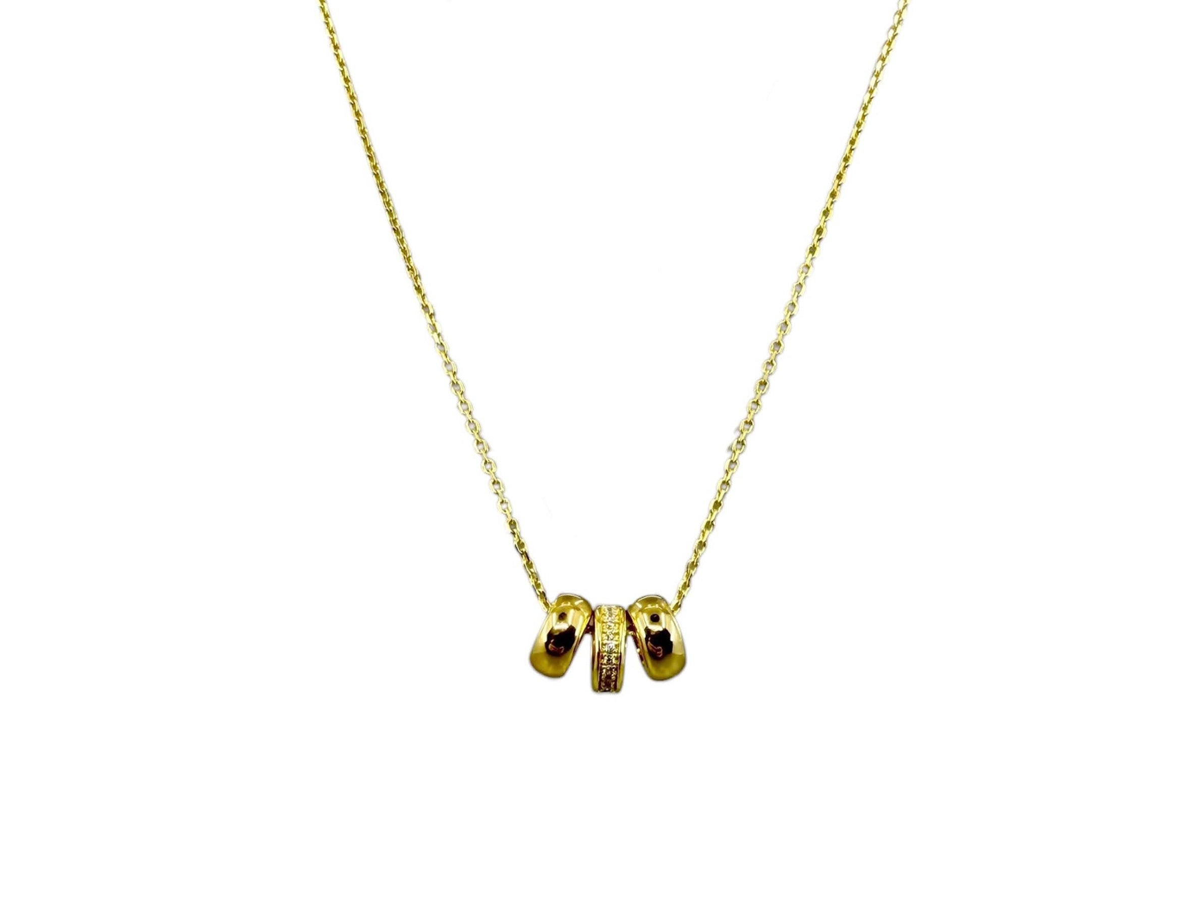 Sleek and Spark Charm Necklace