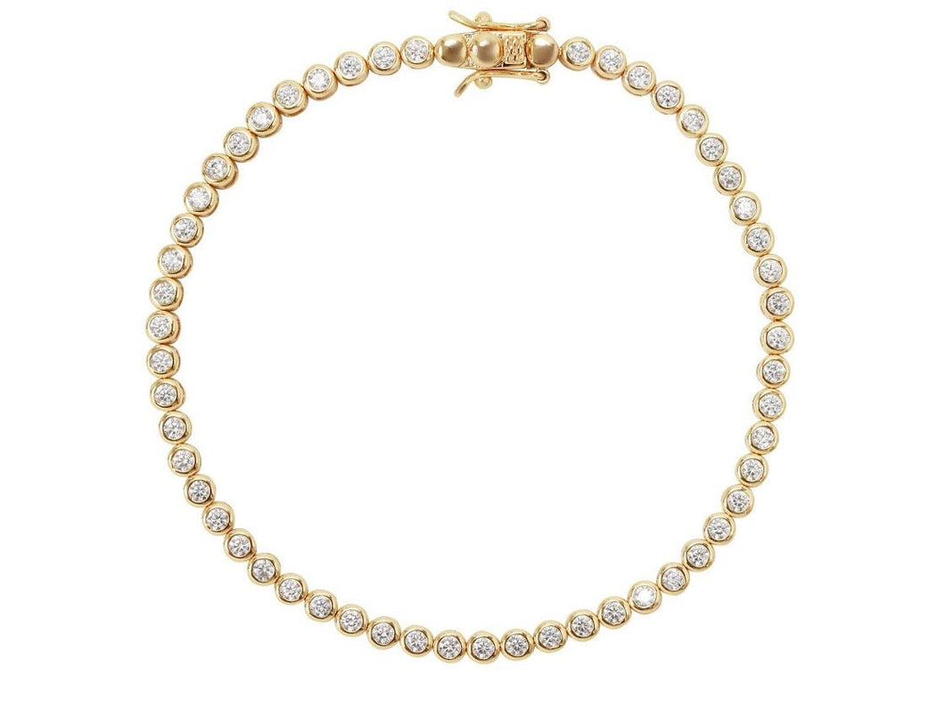 Petite Gold CZ Tennis Bracelet