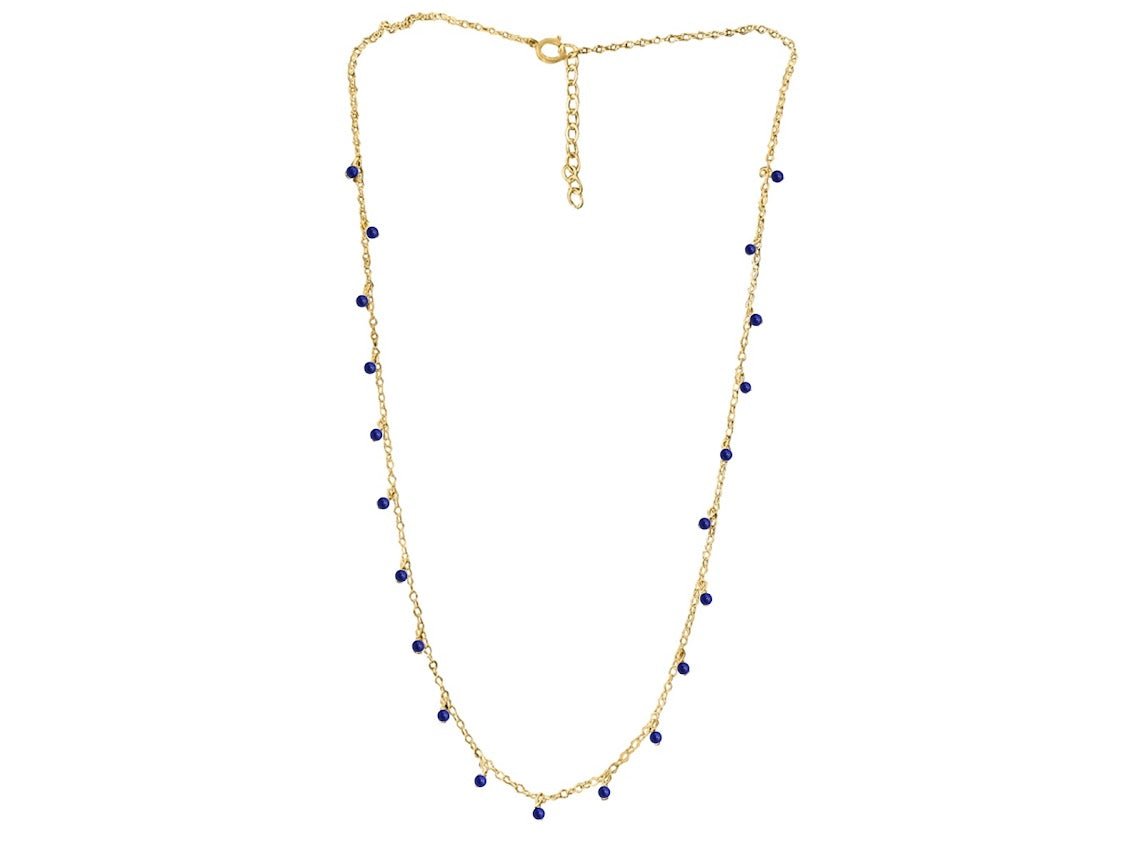Lapis Beaded Necklace