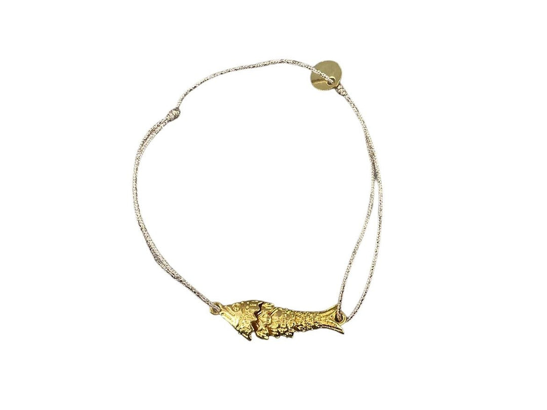 Gold Articulated Fish Bracelet