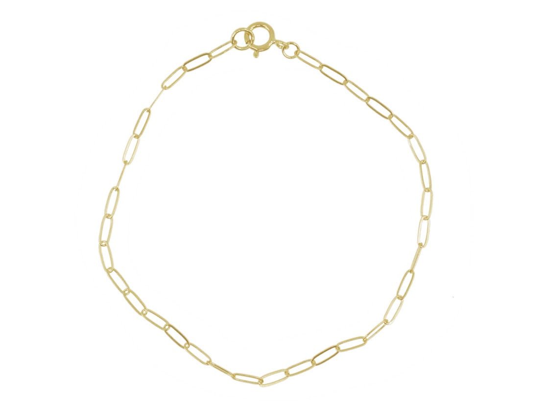 14k Small Link Chain Bracelet