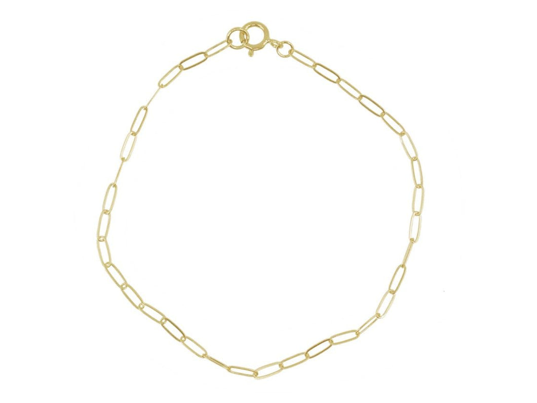 14k Small LInk Chain Bracelet