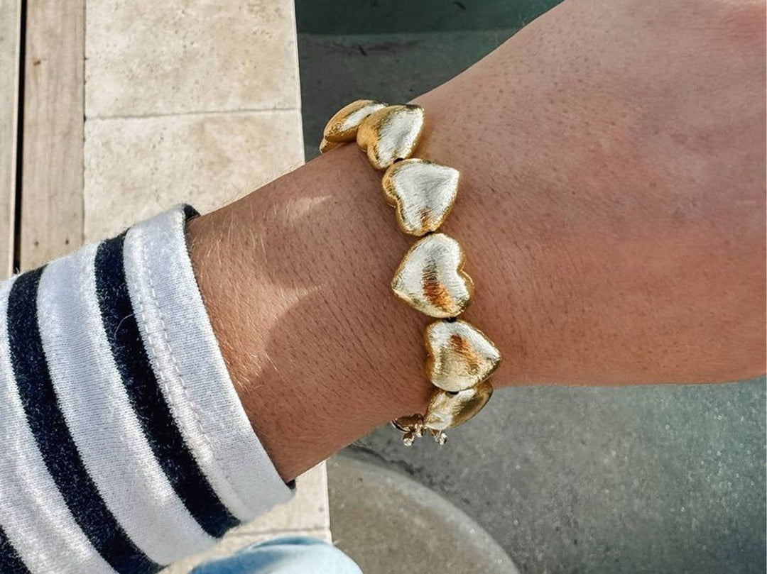 Puffy Hearts Bracelet
