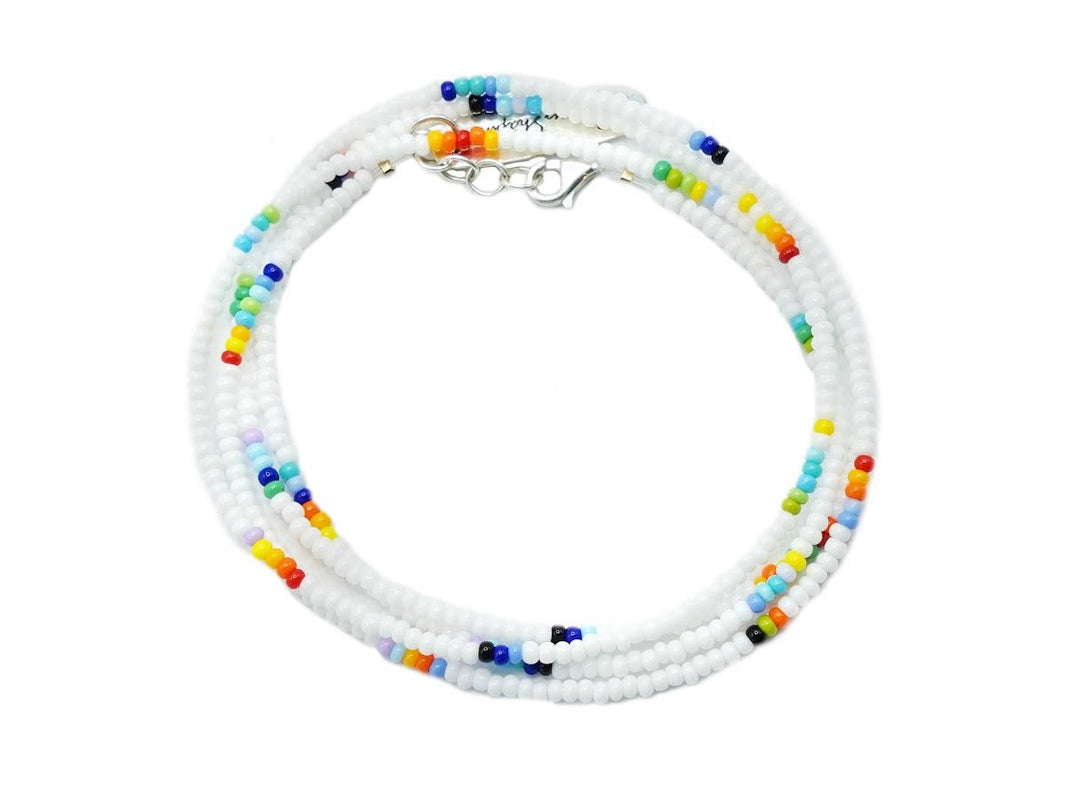 White Sammy Wrap Bracelet