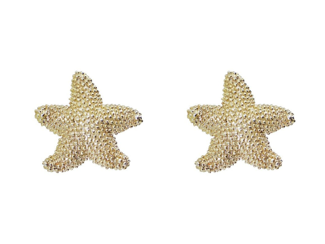 18k GV Starfish Earrings
