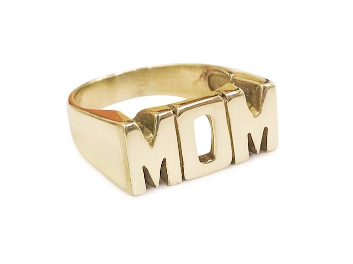 Brass MOM Ring