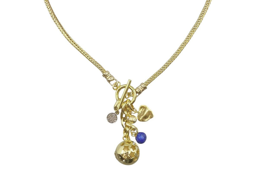 Three Charm Necklace