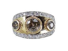 Load image into Gallery viewer, 14k Yellow Gold Ring with Cognac and Round Diamonds
