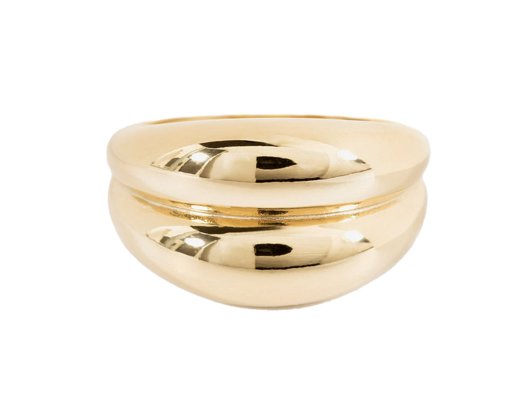 Gold Double Band Ring