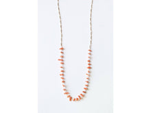 Load image into Gallery viewer, SS Tube Bead and Coral Necklace
